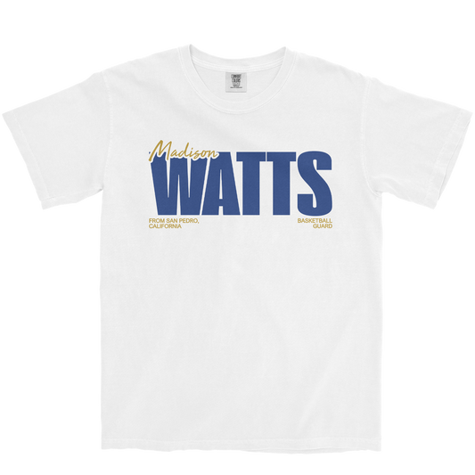 MADISON WATTS CLASSIC WHITE TEE