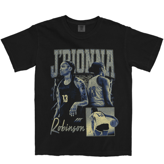 J'BIONNA ROBINSON GRAPHIC BLACK TEE