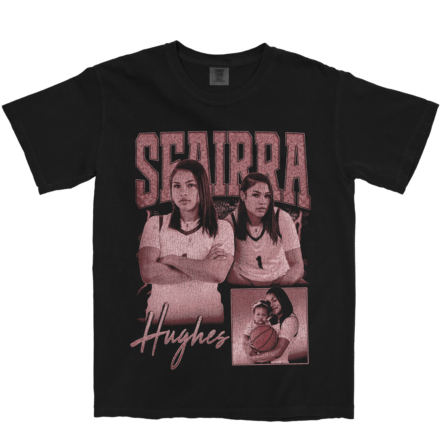 SEAIRRA HUGHES GRAPHIC BLACK TEE