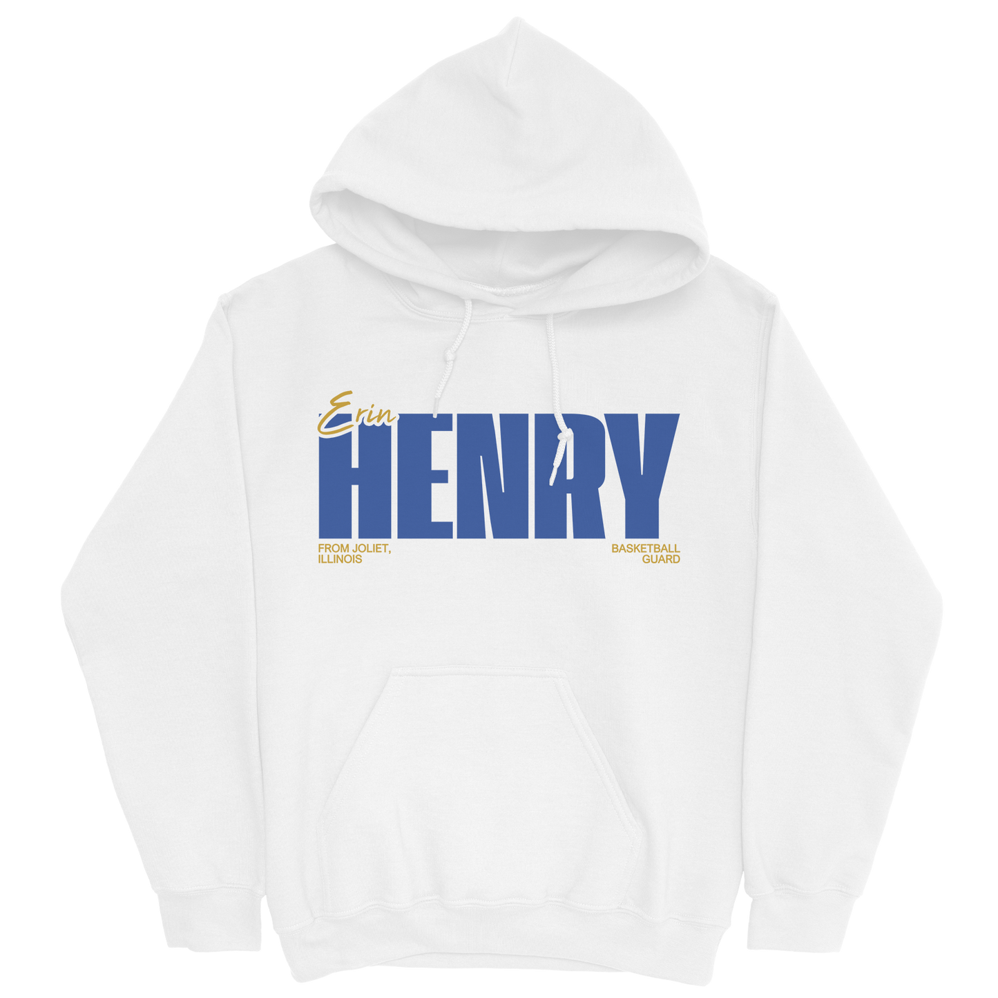 ERIN HENRY CLASSIC WHITE HOODIE