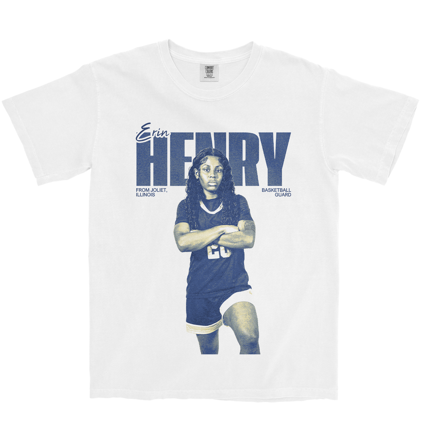 ERIN HENRY VINTAGE WHITE TEE