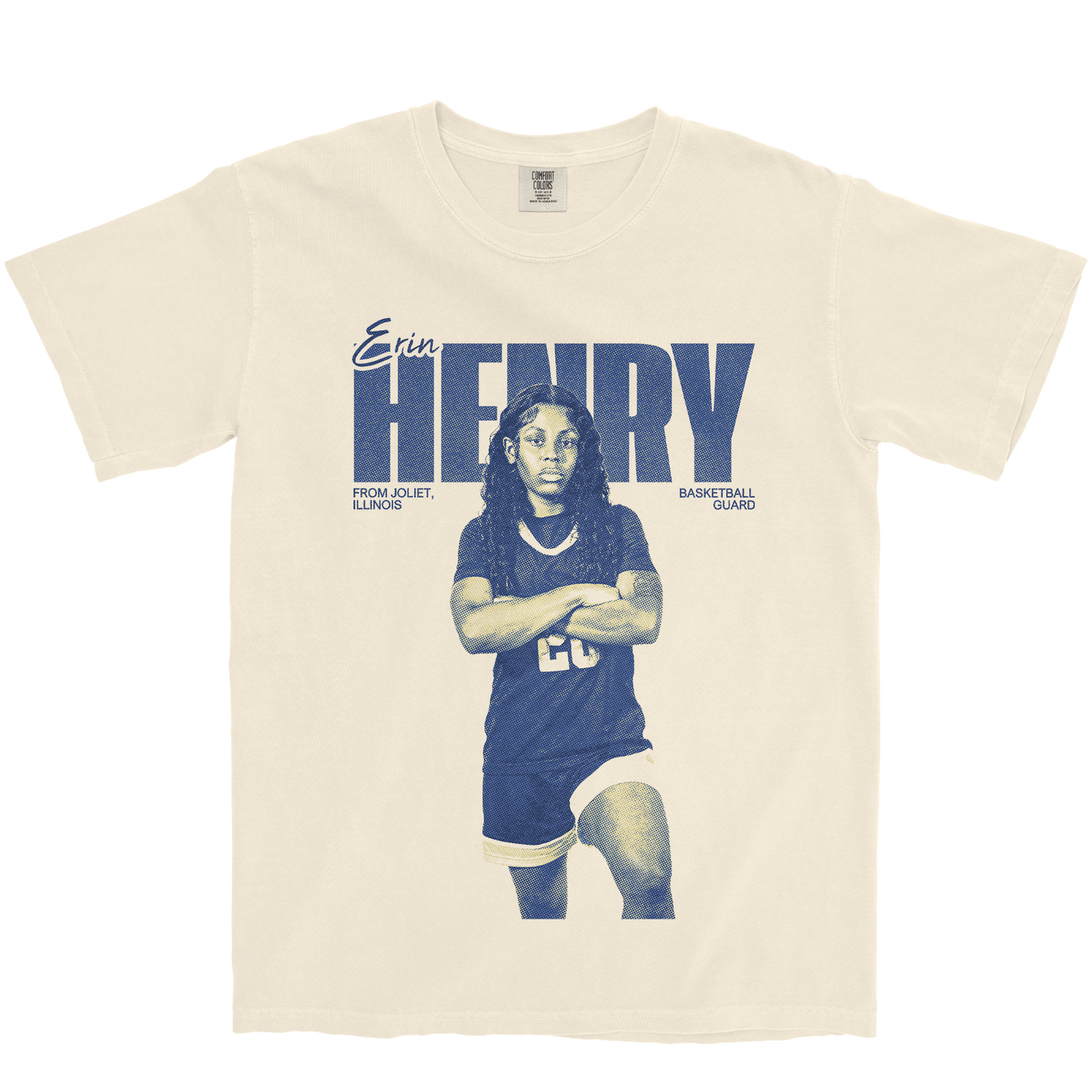 ERIN HENRY VINTAGE IVORY TEE