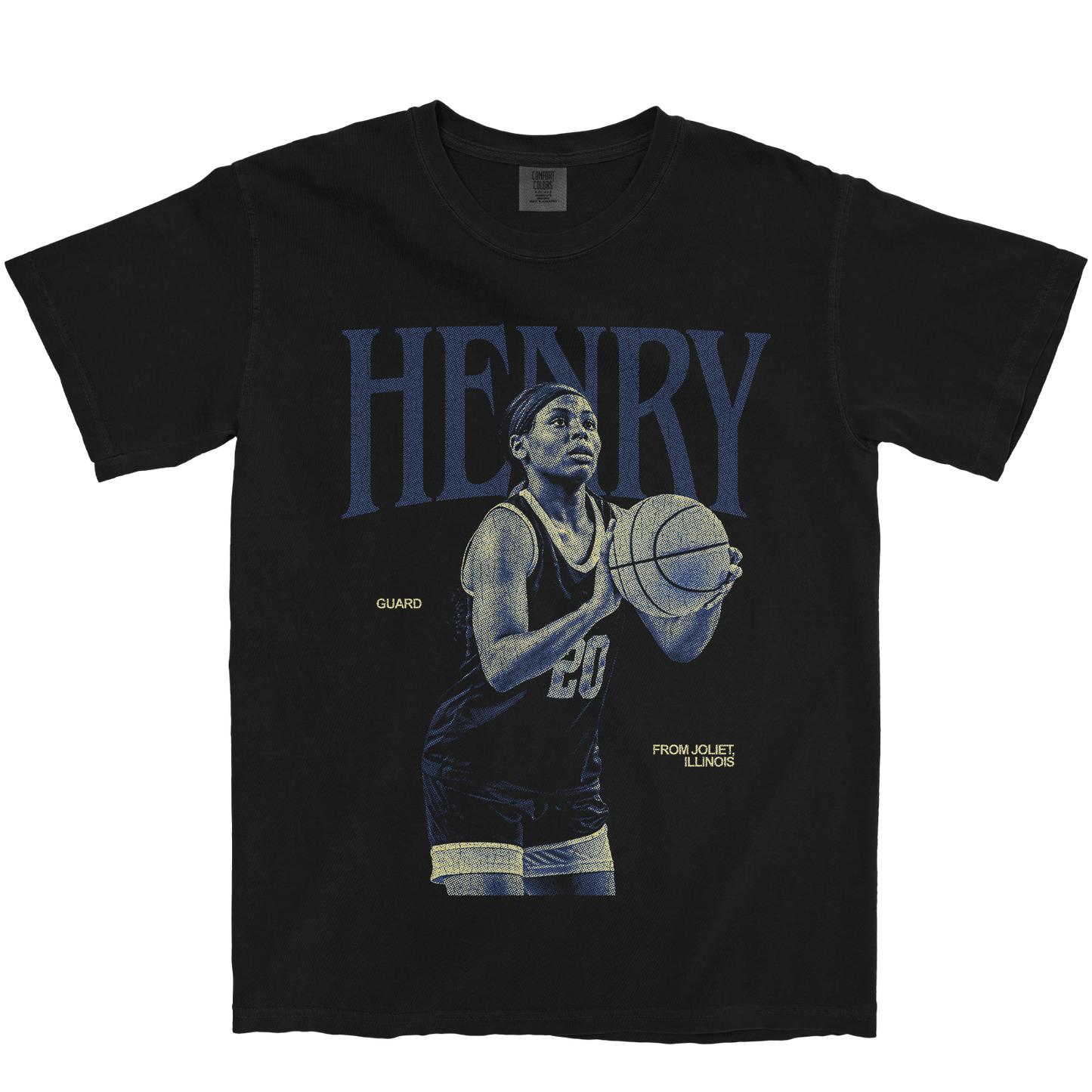 ERIN HENRY VINTAGE BLACK TEE