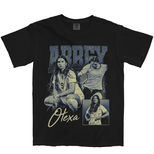 ABBEY OLEXA GRAPHIC BLACK TEE