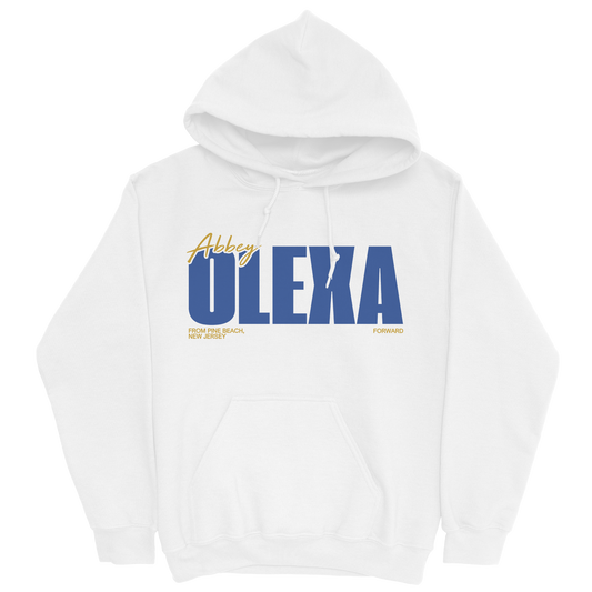 ABBEY OLEXA CLASSIC WHITE HOODIE