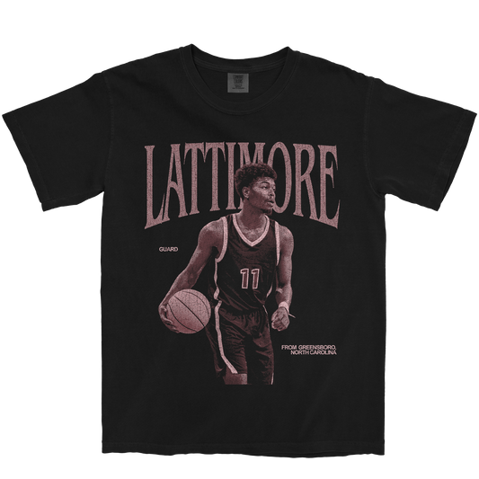 GAGE LATTIMORE VINTAGE BLACK TEE
