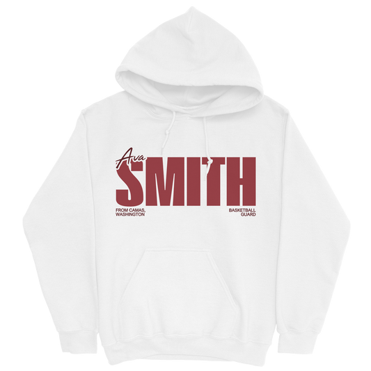 AVA SMITH CLASSIC WHITE HOODIE
