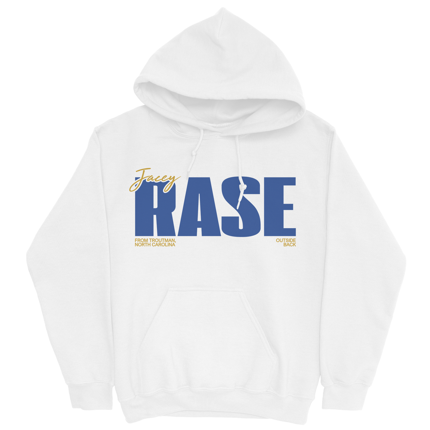 JACEY RASE CLASSIC WHITE HOODIE