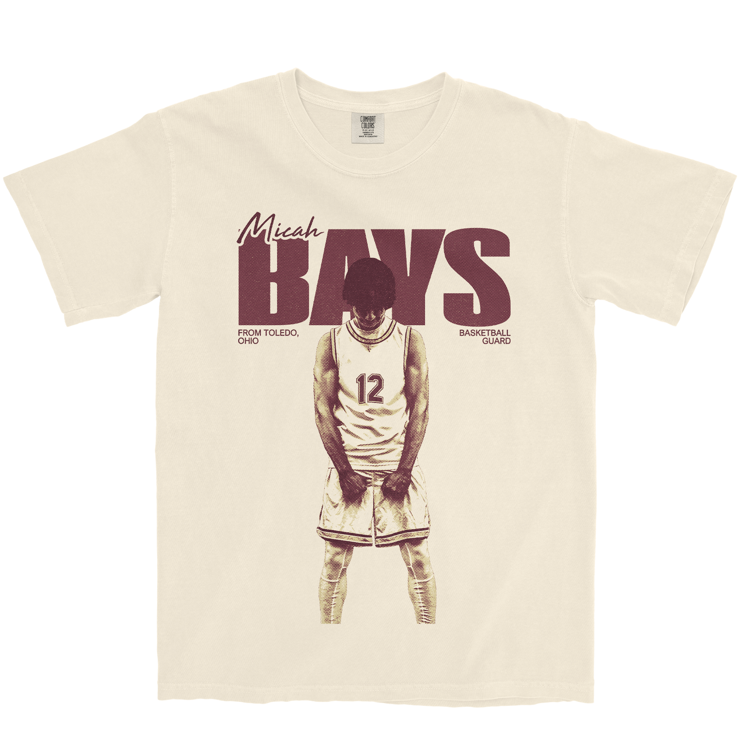 MICAH BAYS VINTAGE IVORY TEE