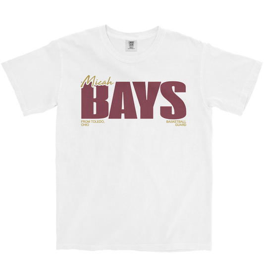 MICAH BAYS CLASSIC WHITE TEE