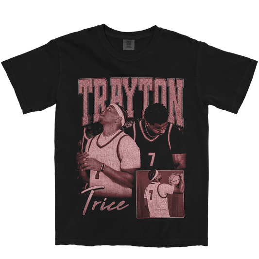 TRAYTON TRICE GRAPHIC BLACK TEE