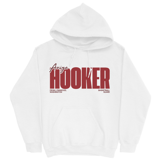 ANIYA HOOKER CLASSIC WHITE HOODIE