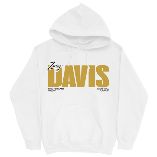 ZOEY DAVIS CLASSIC WHITE HOODIE