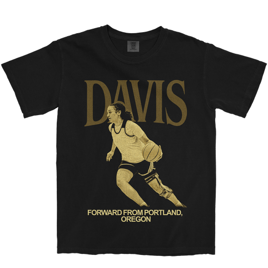 ZOEY DAVIS VINTAGE BLACK TEE