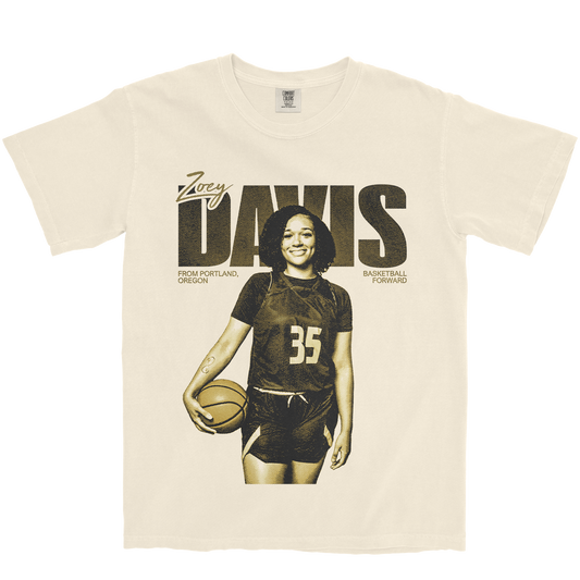 ZOEY DAVIS VINTAGE IVORY TEE