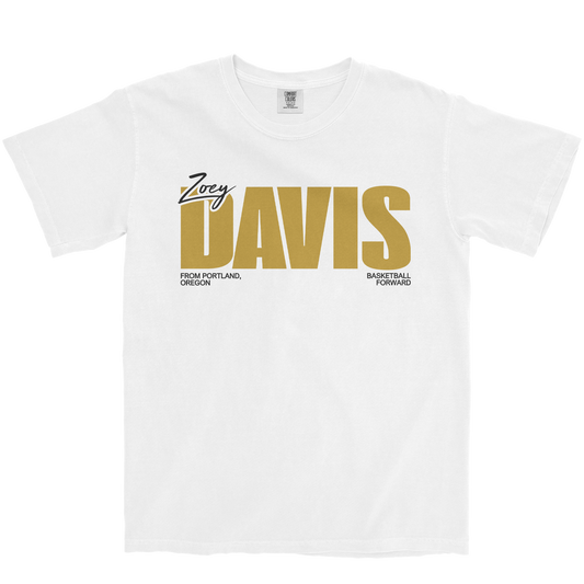 ZOEY DAVIS CLASSIC WHITE TEE