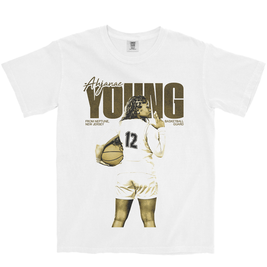 AHJANAE YOUNG VINTAGE WHITE TEE