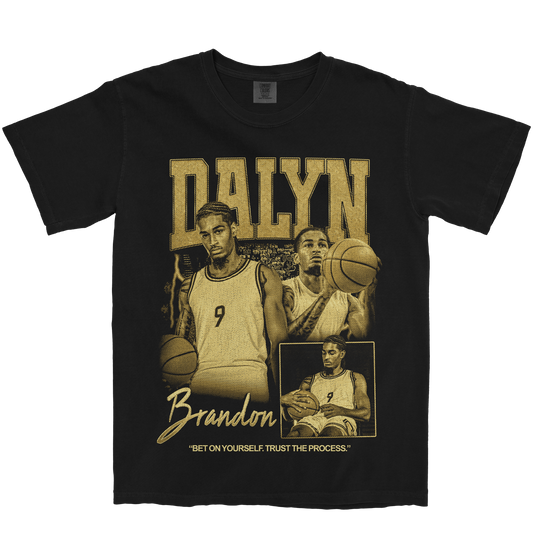 DALYN BRANDON GRAPHIC BLACK TEE