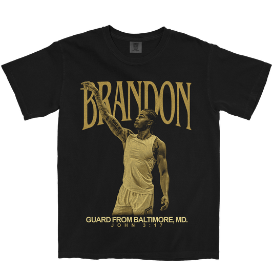DALYN BRANDON VINTAGE BLACK TEE