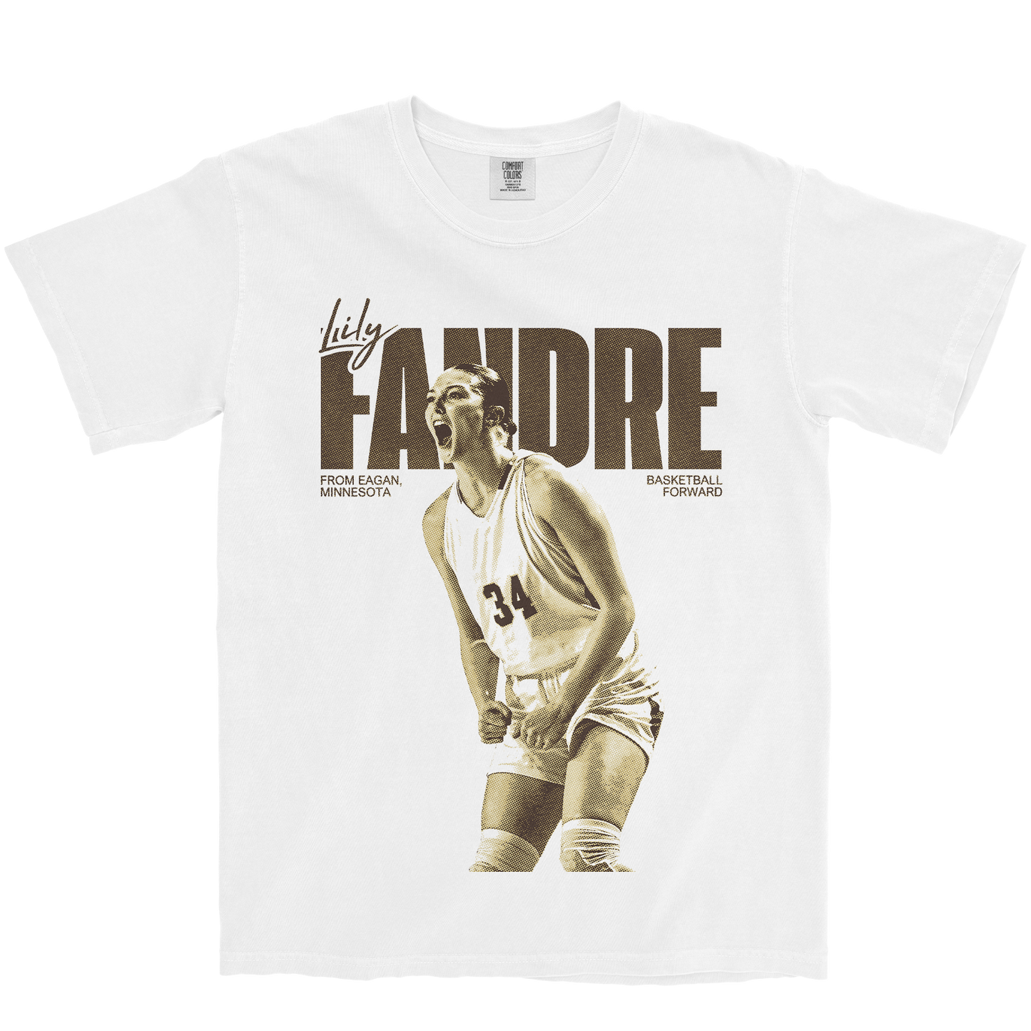 LILY FANDRE VINTAGE WHITE TEE