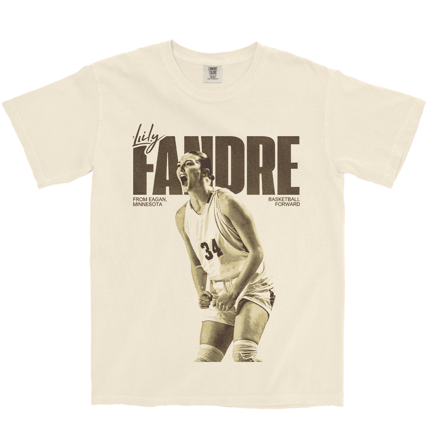 LILY FANDRE VINTAGE IVORY TEE