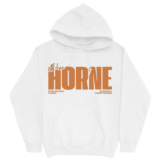 ELISE HORNE CLASSIC WHITE HOODIE