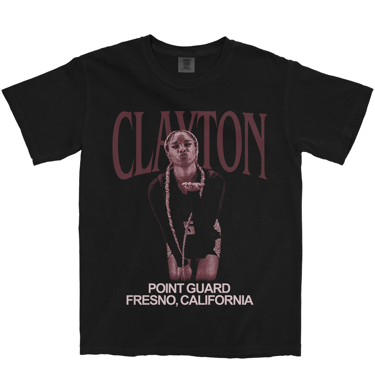 JAILYNN CLAYTON VINTAGE BLACK TEE