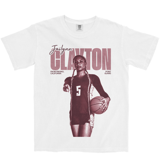 JAILYNN CLAYTON VINTAGE WHITE TEE