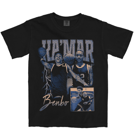 KA'MAR BENBO GRAPHIC BLACK TEE