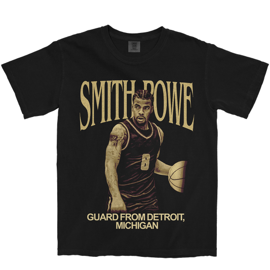 DIMAUNYE SMITH-POWE VINTAGE BLACK TEE