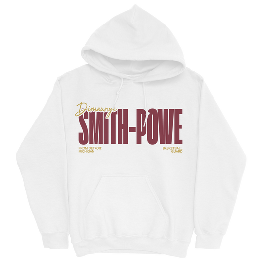 DIMAUNYE SMITH-POWE CLASSIC WHITE HOODIE