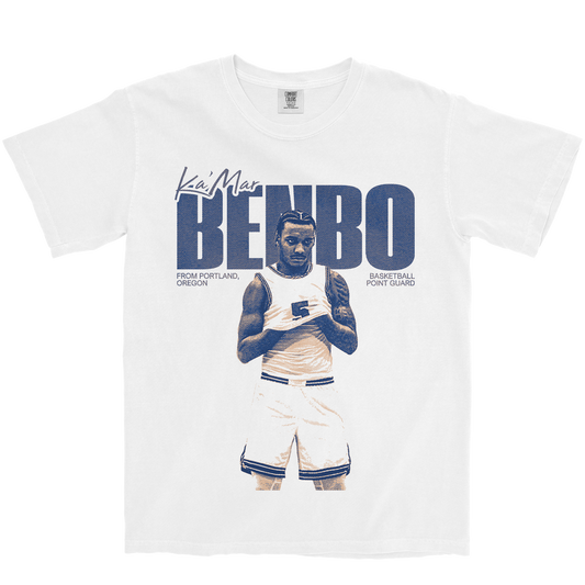 KA'MAR BENBO VINTAGE WHITE TEE