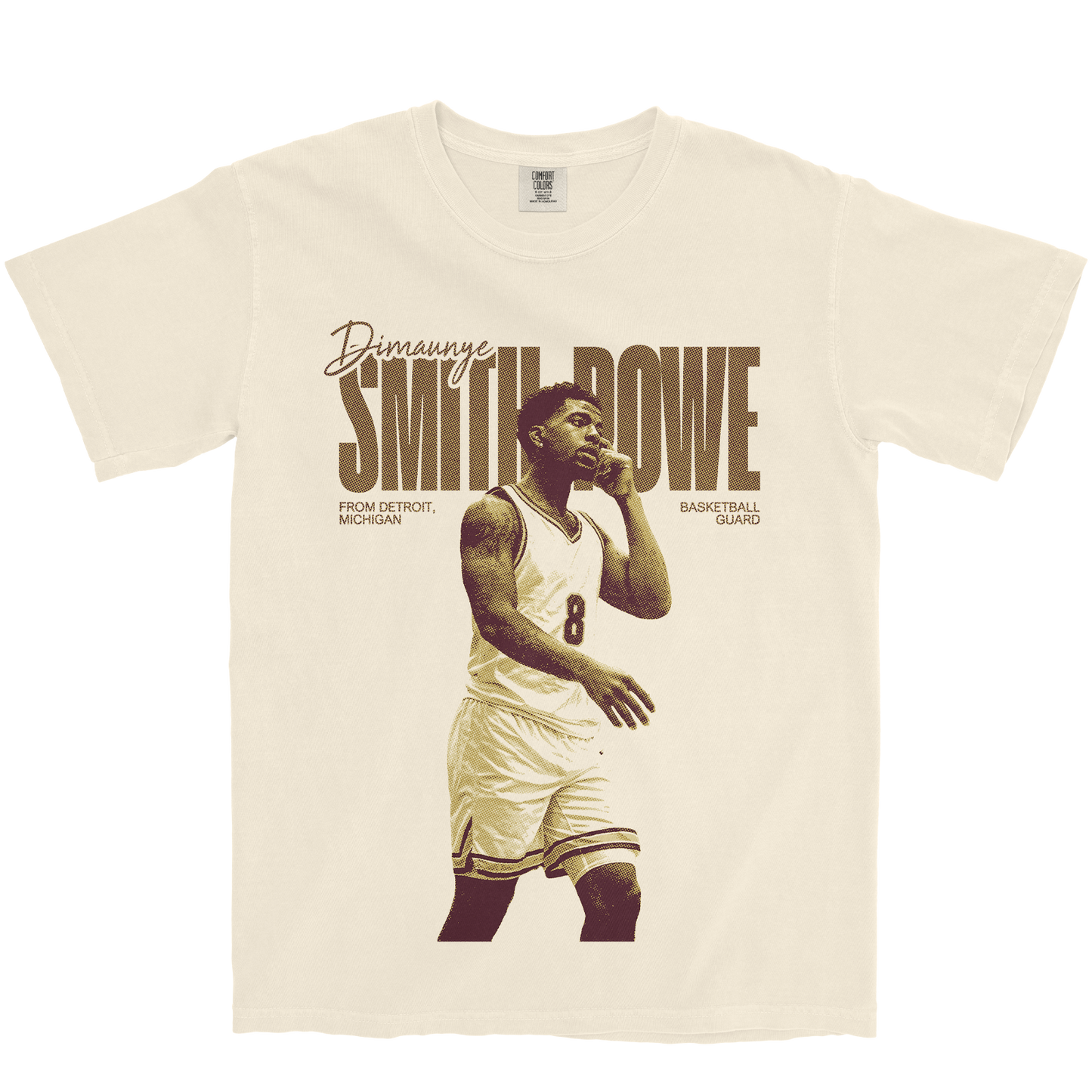 DIMAUNYE SMITH-POWE VINTAGE IVORY TEE