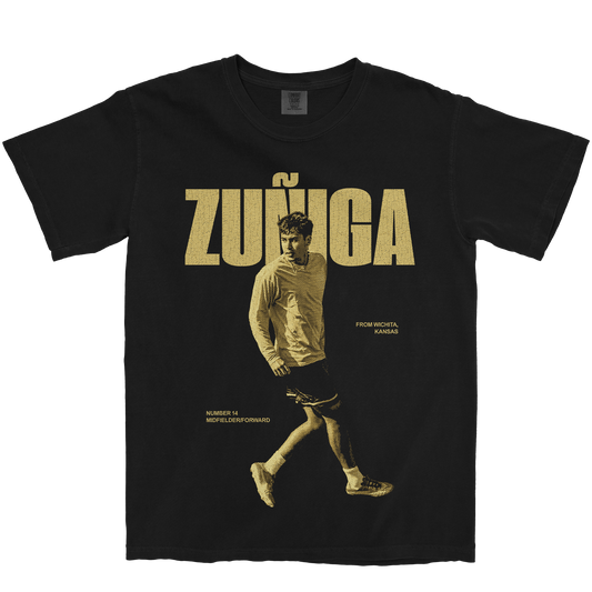 DOMINIC ZUNIGA VINTAGE BLACK TEE