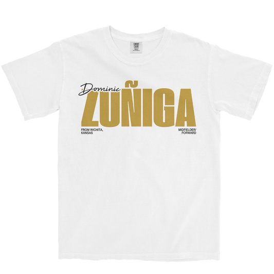 DOMINIC ZUNIGA CLASSIC WHITE TEE