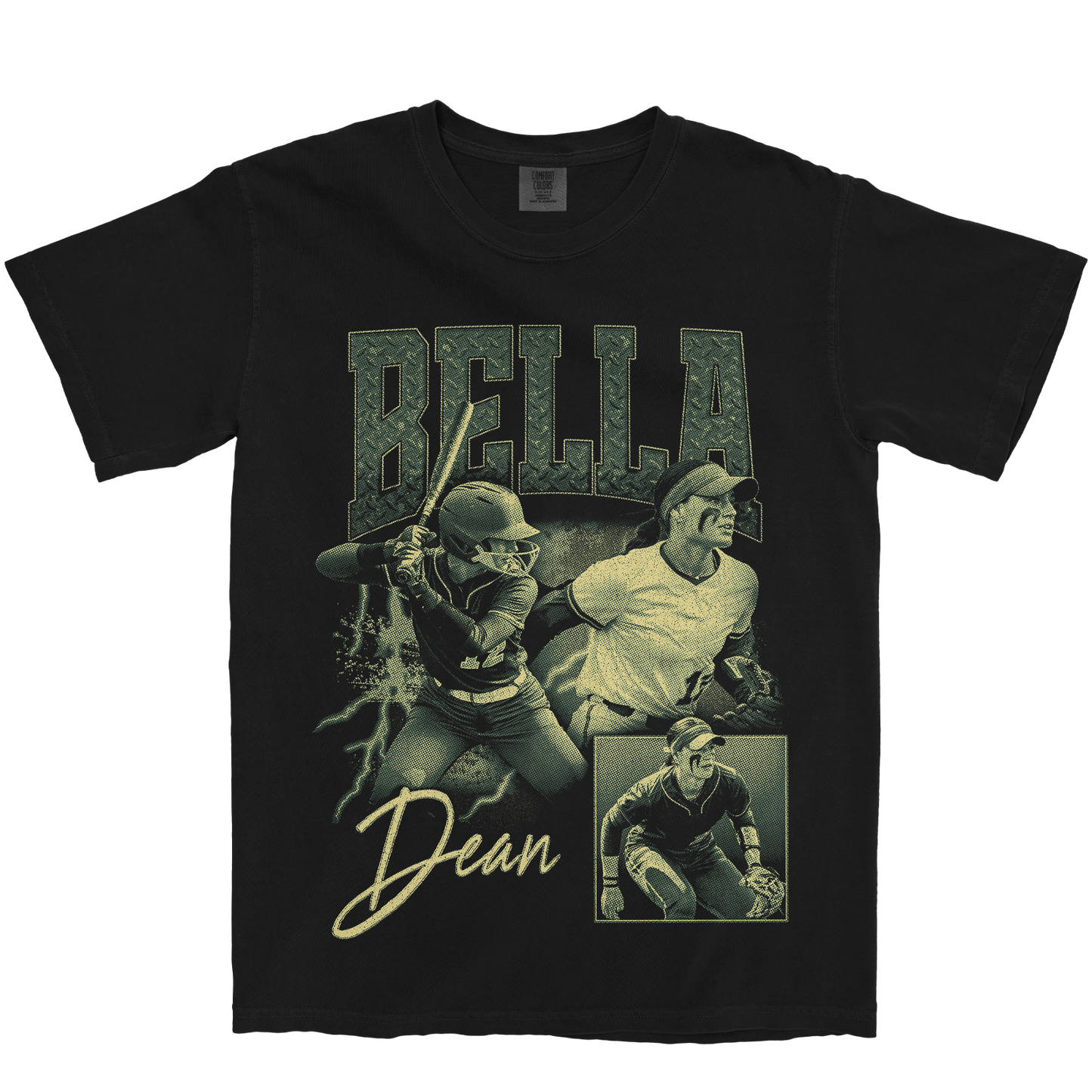 BELLA DEAN GRAPHIC BLACK TEE