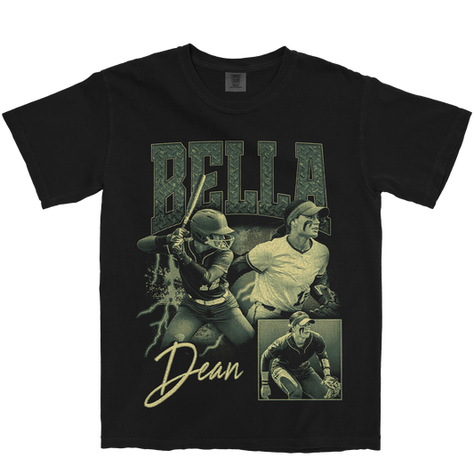 BELLA DEAN GRAPHIC BLACK TEE