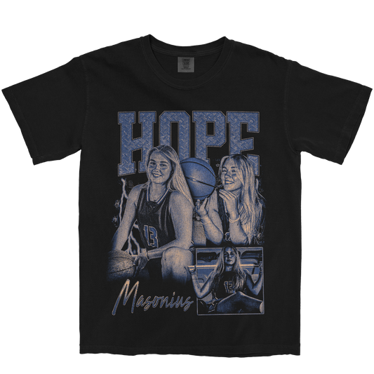 HOPE MASONIUS GRAPHIC BLACK TEE
