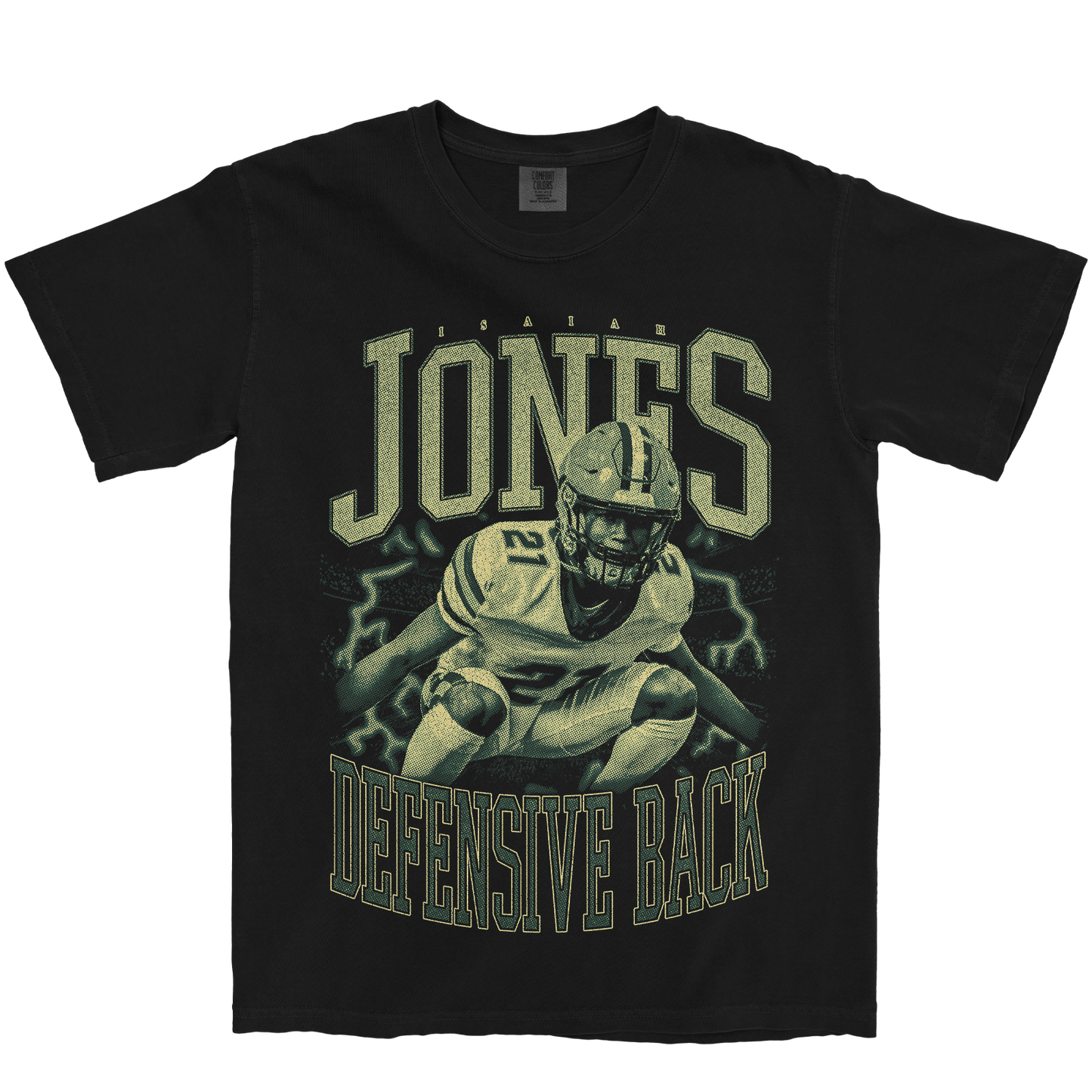ISAIAH JONES VINTAGE BLACK TEE