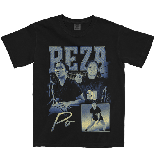 REZA PO GRAPHIC BLACK TEE