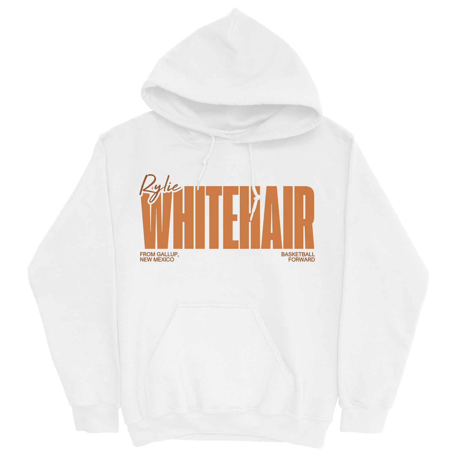 RYLIE WHITEHAIR CLASSIC WHITE HOODIE