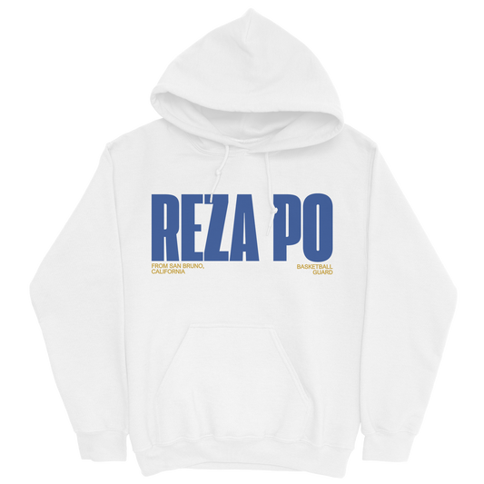 REZA PO CLASSIC WHITE HOODIE