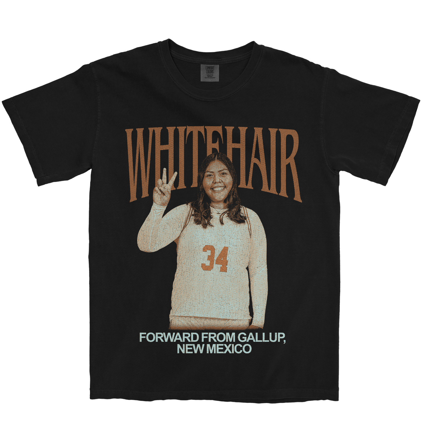 RYLIE WHITEHAIR VINTAGE BLACK TEE