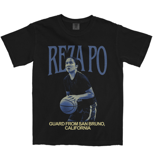 REZA PO VINTAGE BLACK TEE