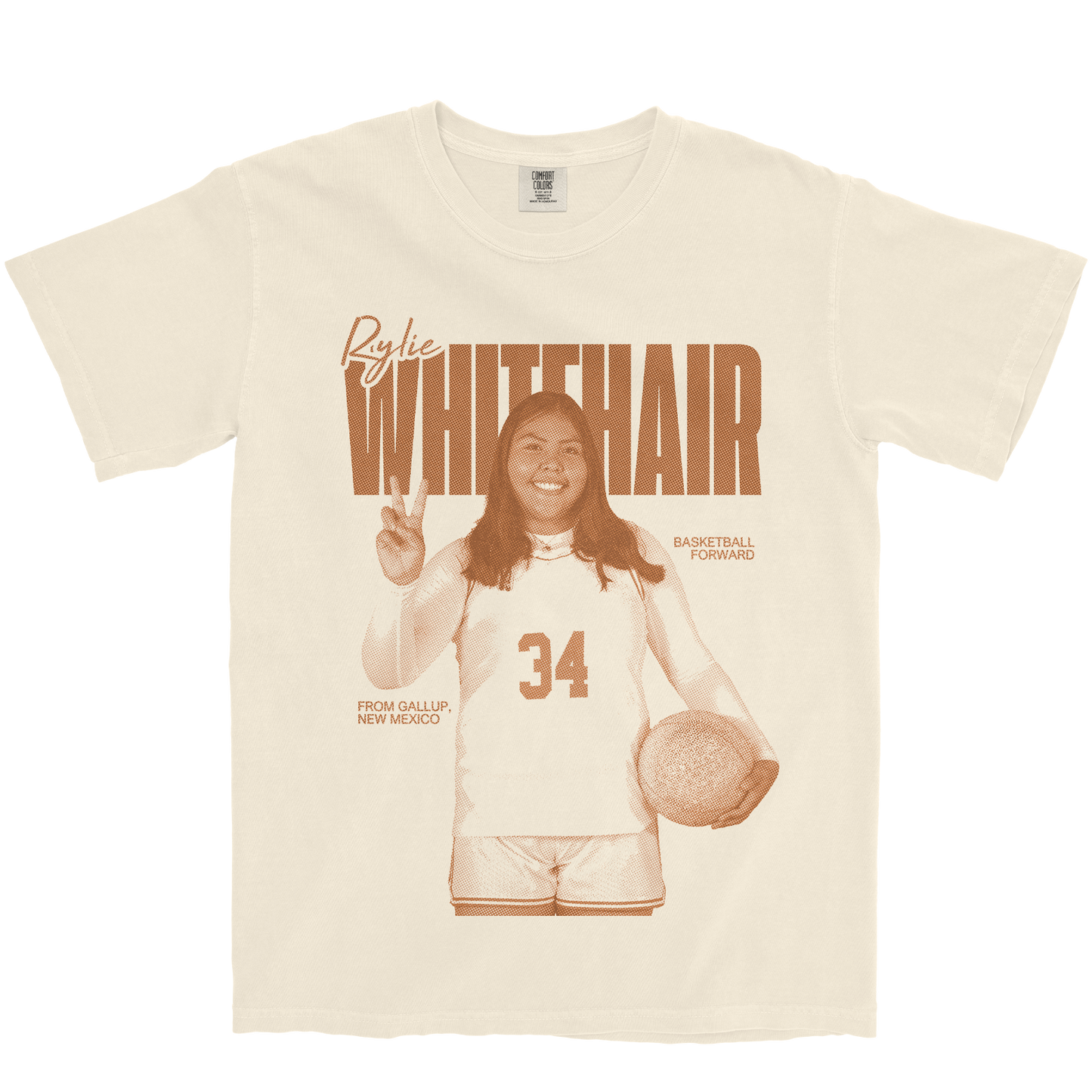 RYLIE WHITEHAIR VINTAGE IVORY TEE