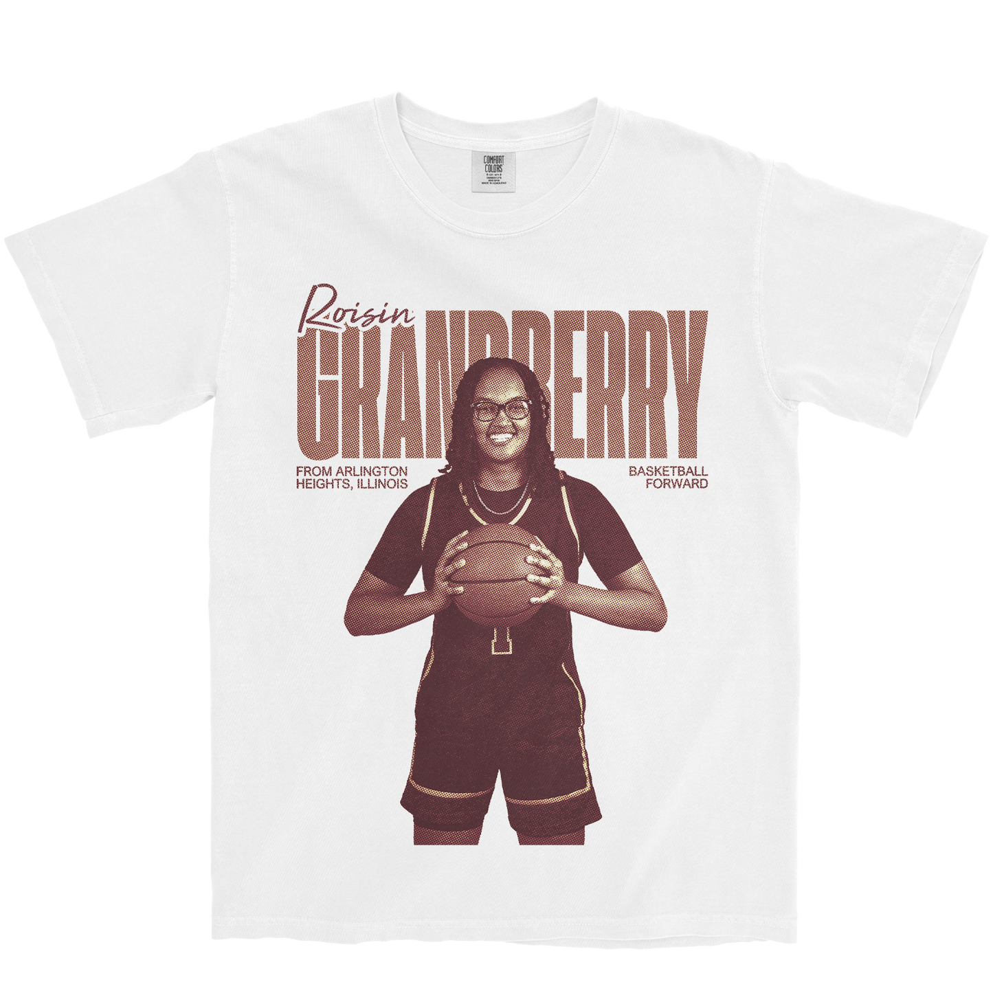 ROISIN GRANDBERRY VINTAGE WHITE TEE