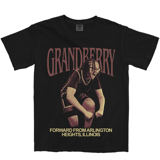 ROISIN GRANDBERRY VINTAGE BLACK TEE