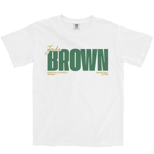JADA BROWN CLASSIC WHITE TEE