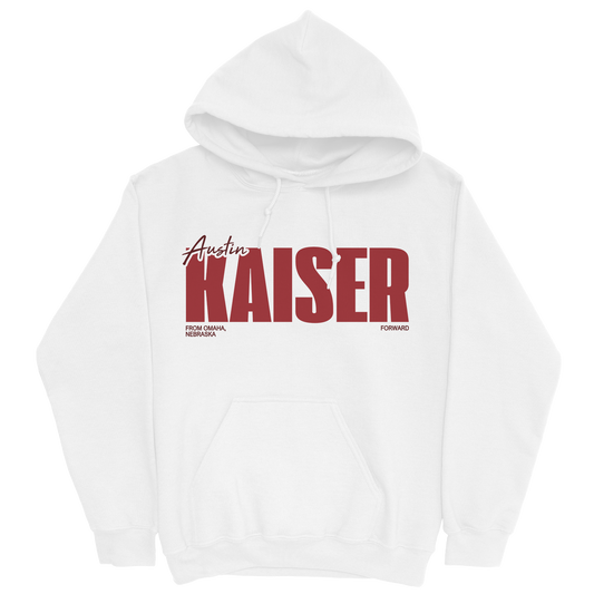AUSTIN KAISER CLASSIC WHITE HOODIE