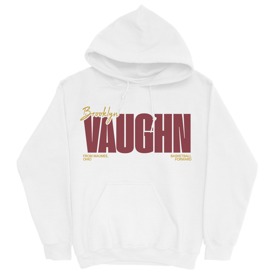 BROOKLYN VAUGHN CLASSIC WHITE HOODIE